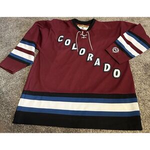 Koho Colorado Avalanche NHL Official Licensed Hockey Jersey Adult XL Burgundy
